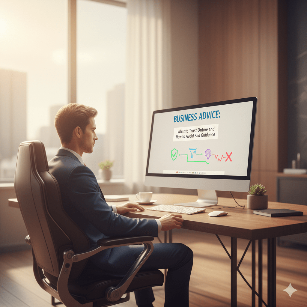 Business Advice: What to Trust Online and How to Avoid Bad Guidance 6 Business Advice